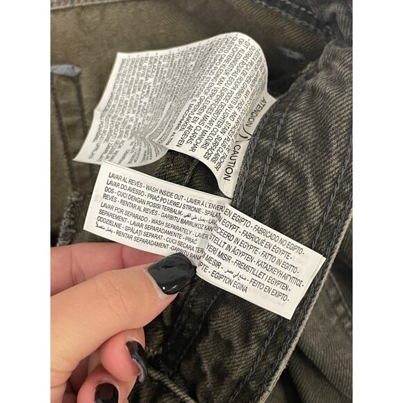 Zara Mens Baggy Jeans EU 44 US 34 Gray Faded Cotton Lyocell Blend 6045/401 NWT - Picture 14 of 16